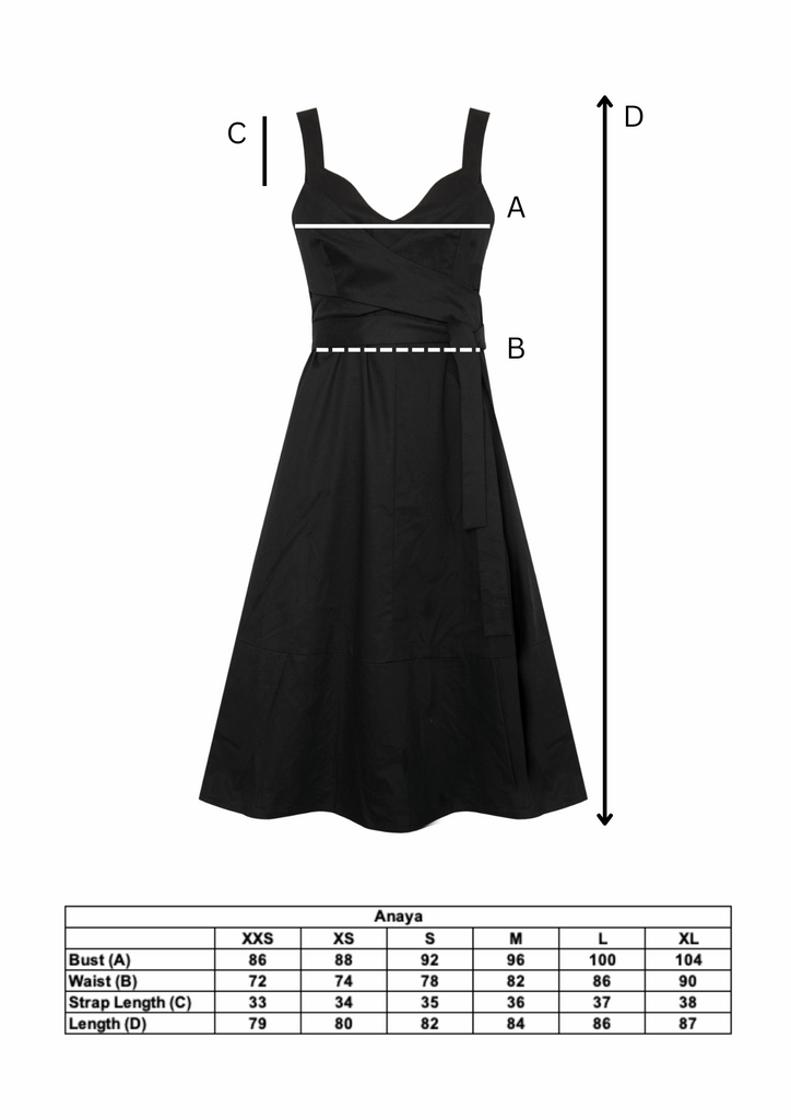 ANAYA DRESS BLACK